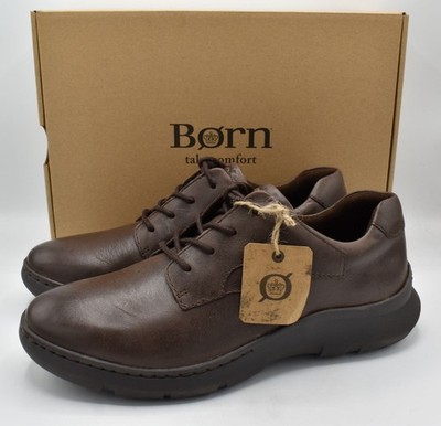 Born Mens Size 13 Cornell Dark Brown Full Grain Leather Oxford Shoes Sneakers