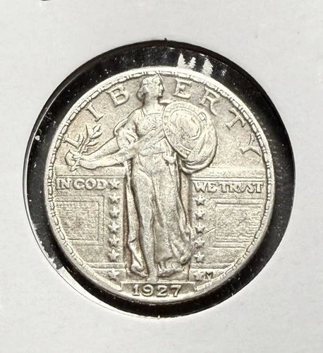 1927 STANDING LIBERTY QUARTER - EF