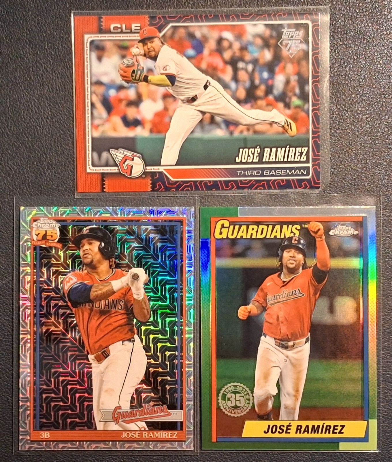 Jose Ramirez 2026 Topps Series 1 Baseball Team Color Border SP Parallel #284 +2