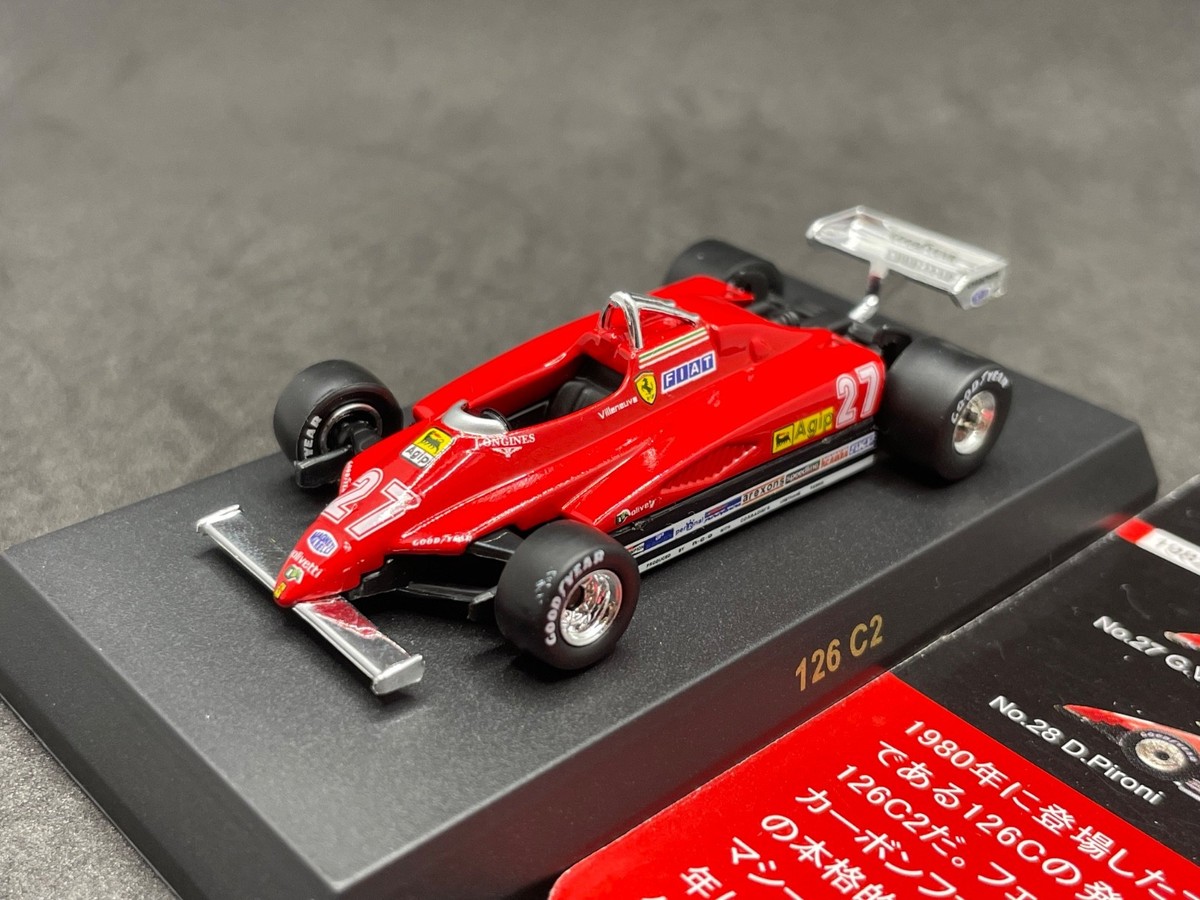 Kyosho 1/64 Ferrari F1 collection1 126 C2 #27 G.VILLENEUVE Diecast