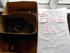 MECCANO/ERECTOR LOT OF 163 PIECES RED/GREEN-ASST --3 LOTS 5A 1-5B 2-5C 3 