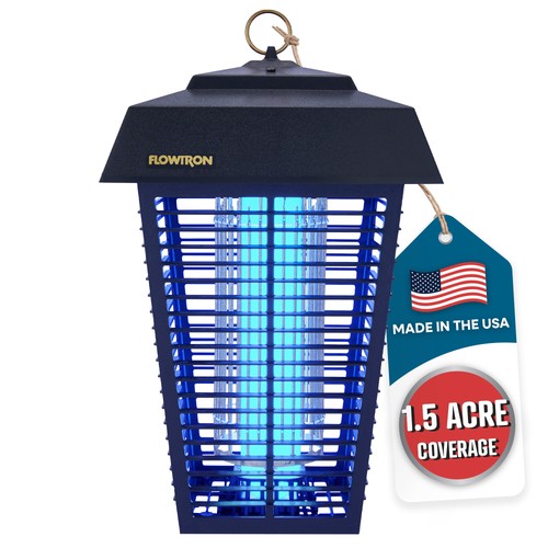 Flowtron Bug Zapper, 1.5 Acre of Coverage Mosquito Zapper, 80W Bulb & 5600V Grid