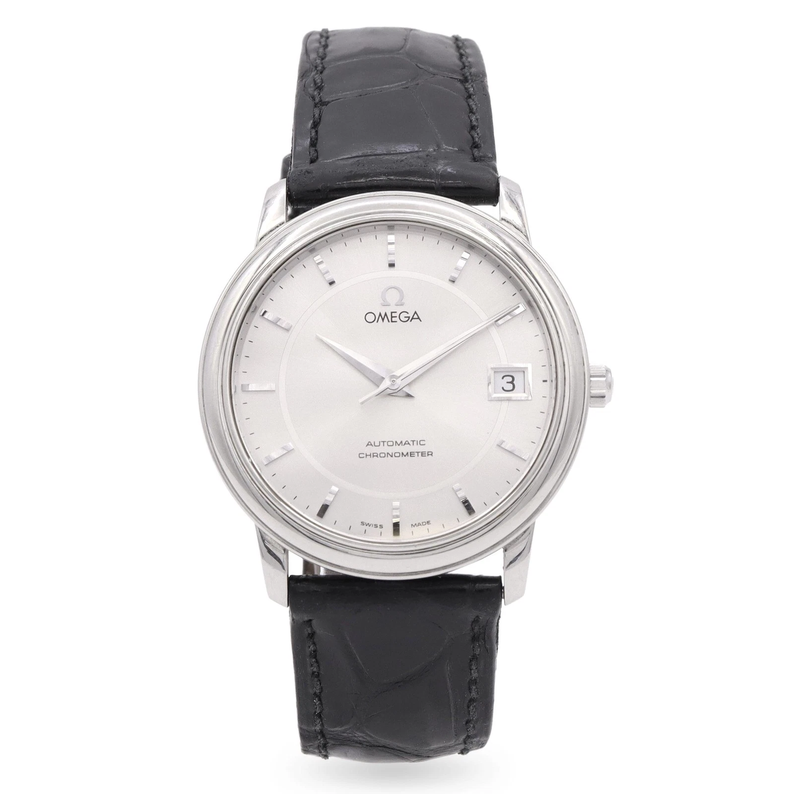 Omega — Omega De Ville Steel Chronometer Automatic Dress Watch Ref. 48003100
