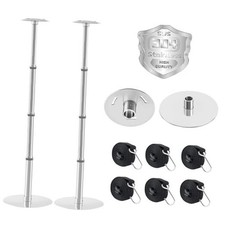   Boat Cover Support Poles,Stainless Steel Boat Cover Telescoping Pack 2 