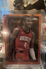 2025-26 Topps Chrome - Jalen Green #58 Orange Pulsar Refractor /25 LL