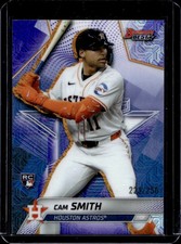 2025 Bowman's Best Cam Smith RC Purple Refractor Rookie #/250 Astros