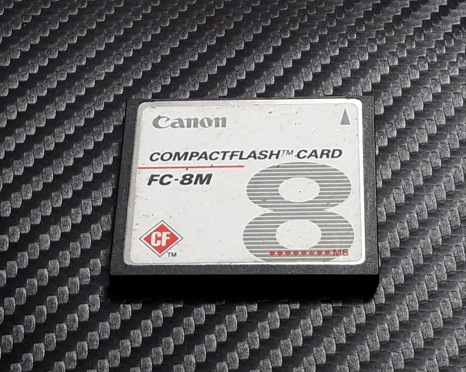 Canon 8MB Compact Flash Card FC-8M CF Picture Memory - For Older Digital Camera - Image 2 of 2