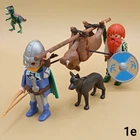 Playmobil boar hunters-hunting game-archers-Vikings-medieval hunting