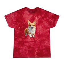 Welsh Corgi Puppy Tie-Dye Tee