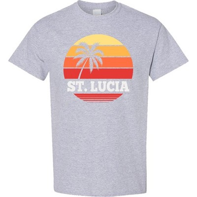 Inktastic St Lucia Vacation Travel Cruise T-Shirt Island Caribbean Tropical Mens