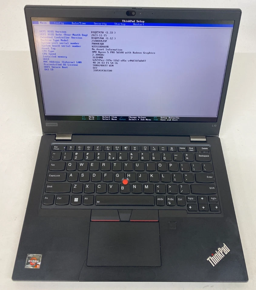 Lenovo ThinkPad L13 · Ryzen 5 PRO 5650U · 16GB · 512GB, photo 1 of 5