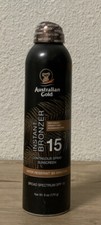    Australian Gold Instant Bronzer SPF 15 Continuous Spray Sunscreen - 6oz NEW