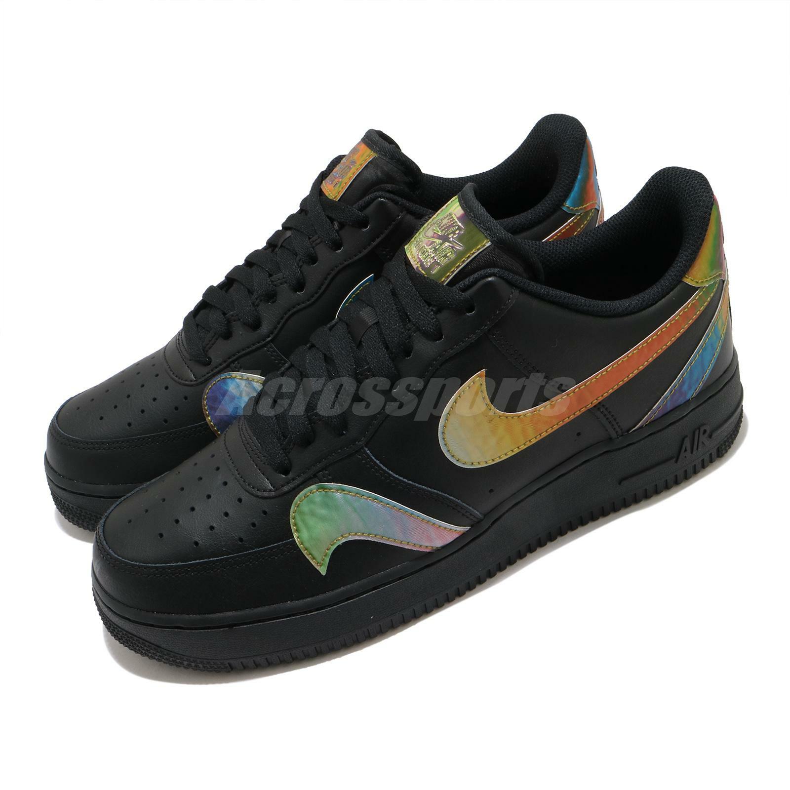 Nike Air Force 1 07 LV8 Misplaced Swoosh Black Multi Men Casual Shoes  CK7214-001 - Shopping.com