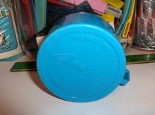 Fiambrera Aladdin de plástico azul - Taza térmica... Nº 112 - SE VE DECENTE - SE ENVÍA GRATIS