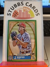 2021 Topps Gypsy Queen Jake Woodford Green Border Parallel RC St. Louis...