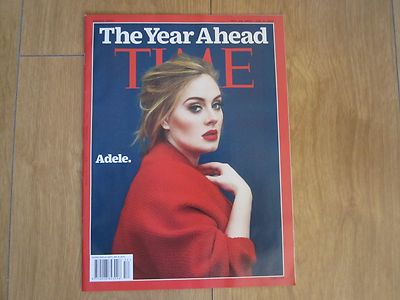 Time Magazine December 2015 Issue Adele,Stephen Curry,Jeh Johnson,Satya Nadella,