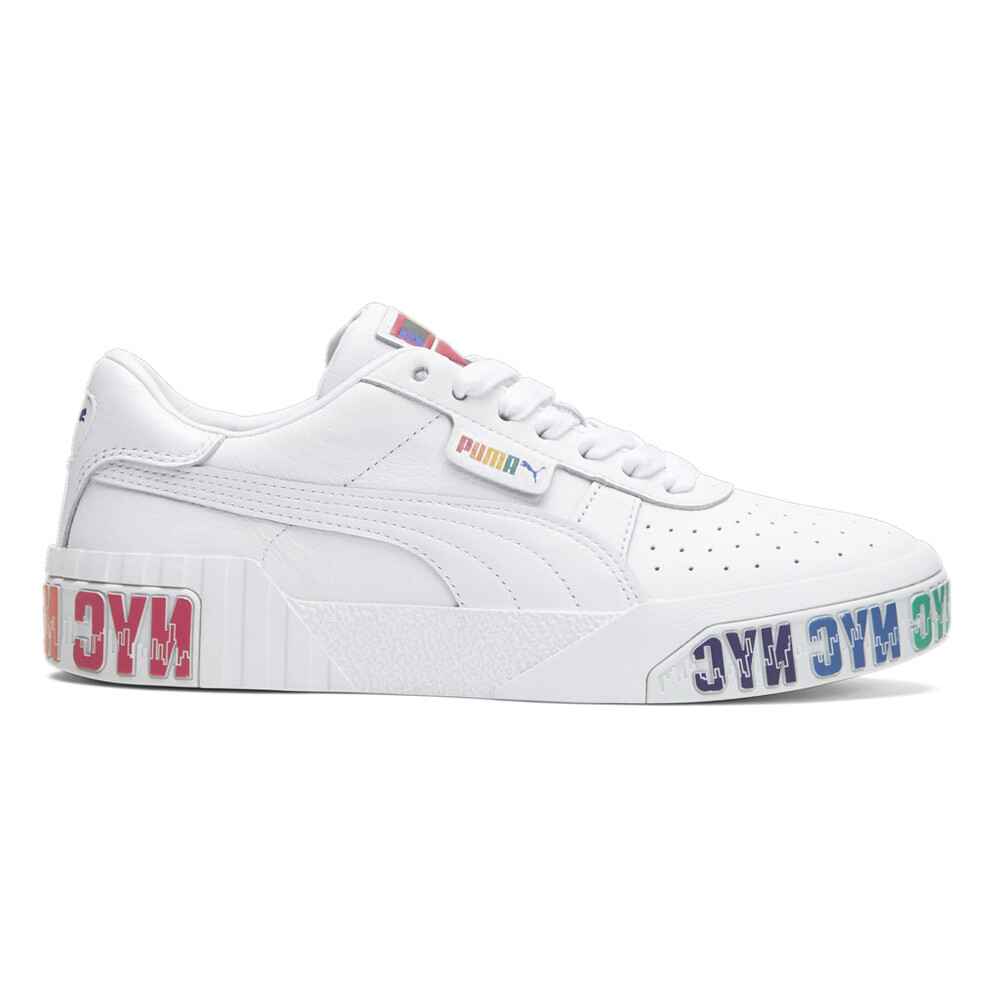 Puma Cali Bold Nyc Platform Womens White Sneakers Casual Shoes 37230904