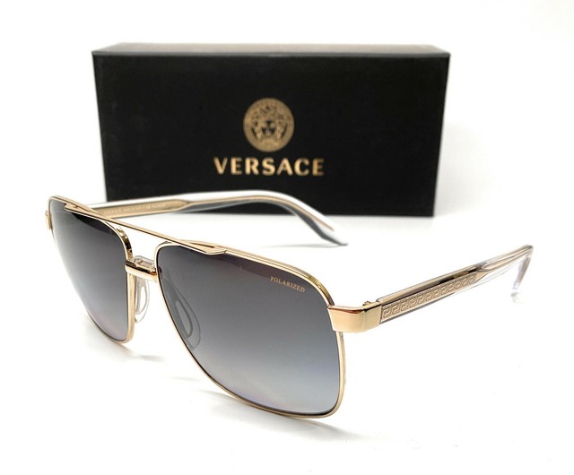 Versace VE2174 Men's Sunglasses - Pale Gold for sale online | eBay