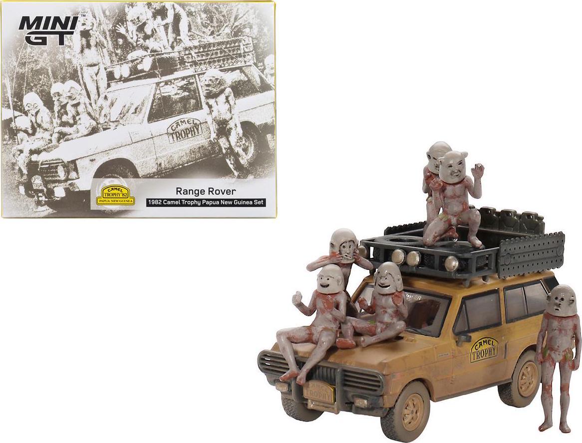 Range Rover with Roofrack Tan (Dirty Version) Camel Trophy Papua