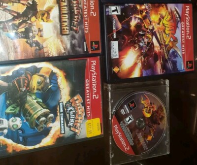 Ratchet & Clank Deadlocked going commando, jak x jak Daxter 3 ps2 Lot 4 Games