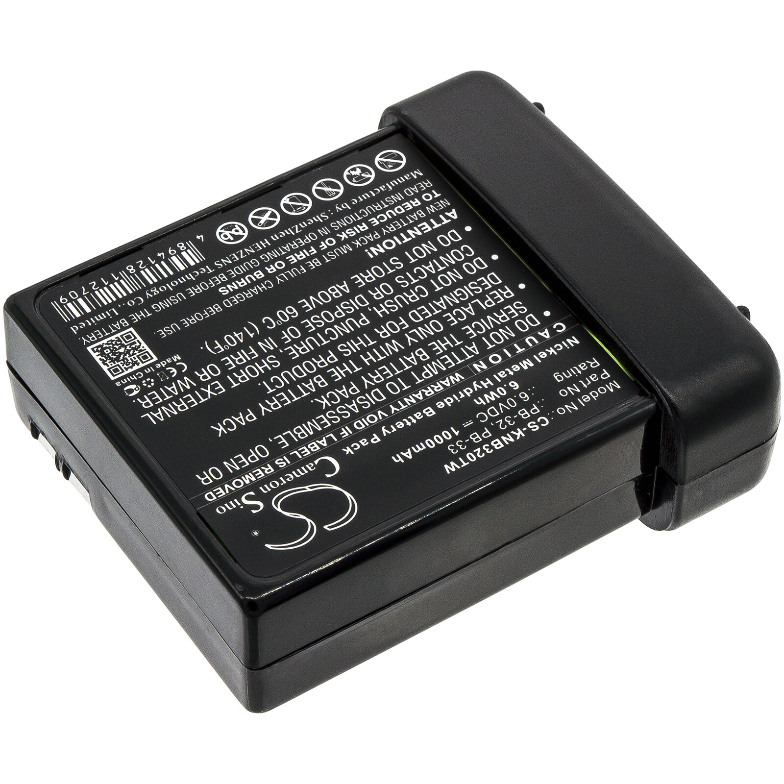 Batteria NiMH 6V 1000mAh Per Kenwood TH-79, TK-208, TK-308 E Radio CB