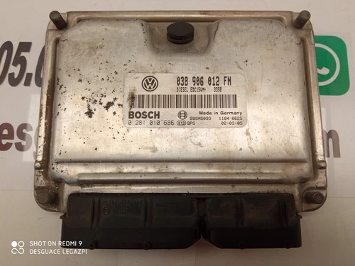 038906012FN Centralita Motor Uce para SEAT LEON (1M1) * 446500 - Imagen 1 de 3