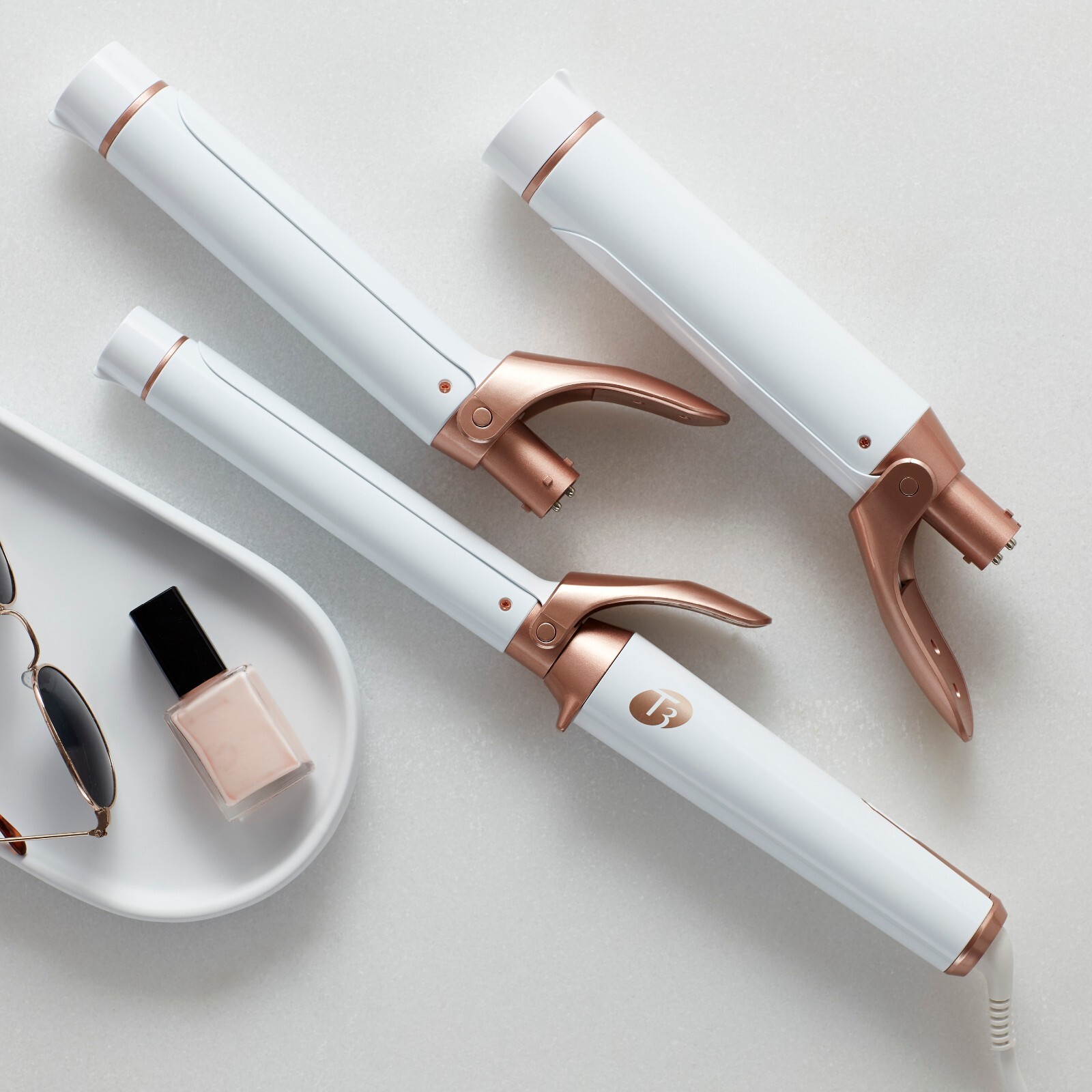 T3 Twirl Trio Curling Iron with Interchangeable Barrels-Certified Refurbished