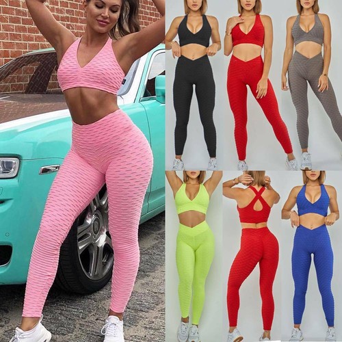 Pants Leggings Push Up Sports Suit Set 