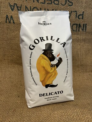 JOERGES Gorilla ESPRESSO DELICATO, ganze Bohnen, 4x1kg (19,99 /kg)