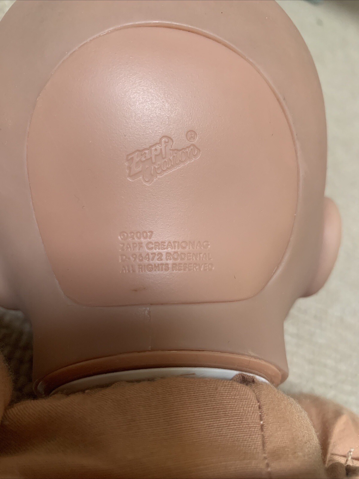 Rare Baby Annabell Doll 2007 Zapf, Turns Her Head,cries Real Tears eBay