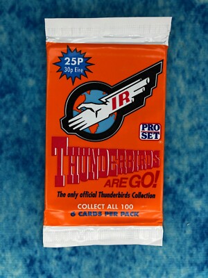 Thunderbirds sind weg! TV Series Trading Card sealed foil packet by Pro Set 1992