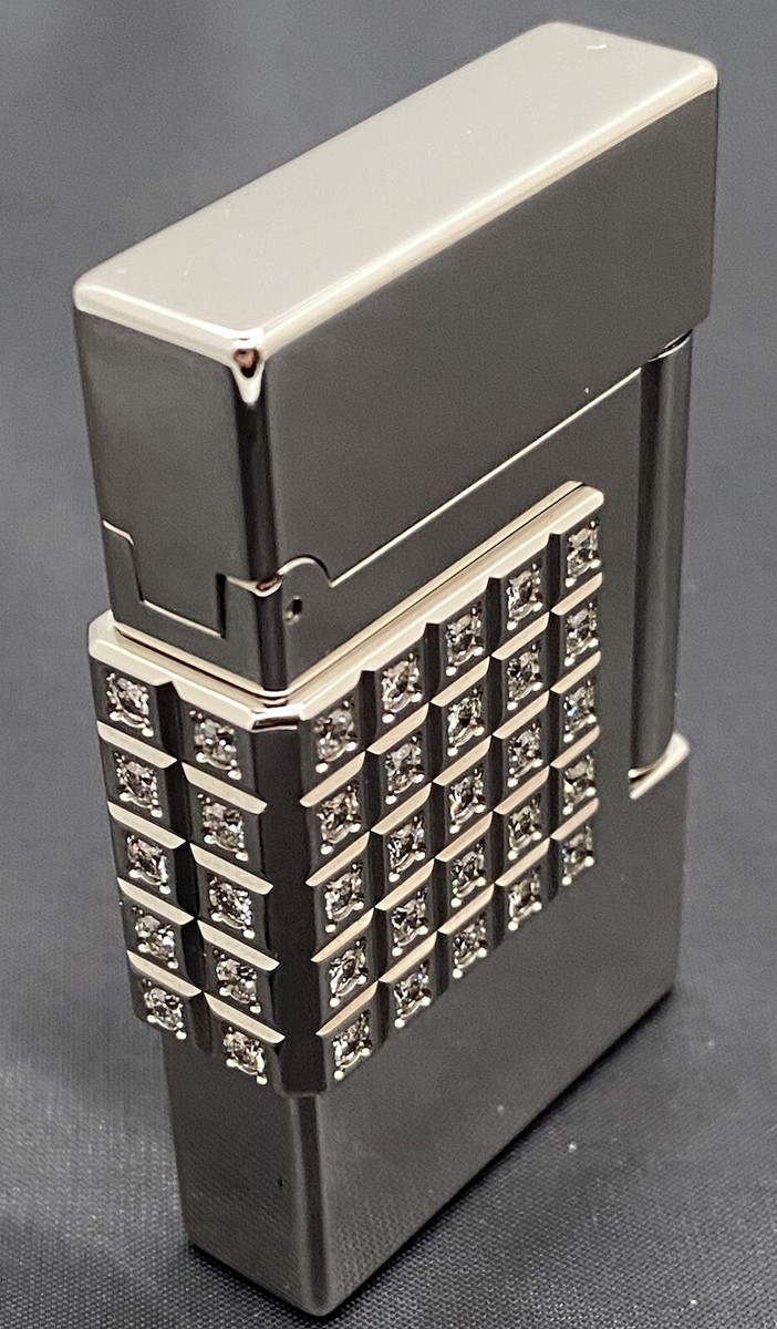 ST DUPONT 3.5CT 60 DIAMONDS LINE 2 60th Anniversary Lighter #05/50