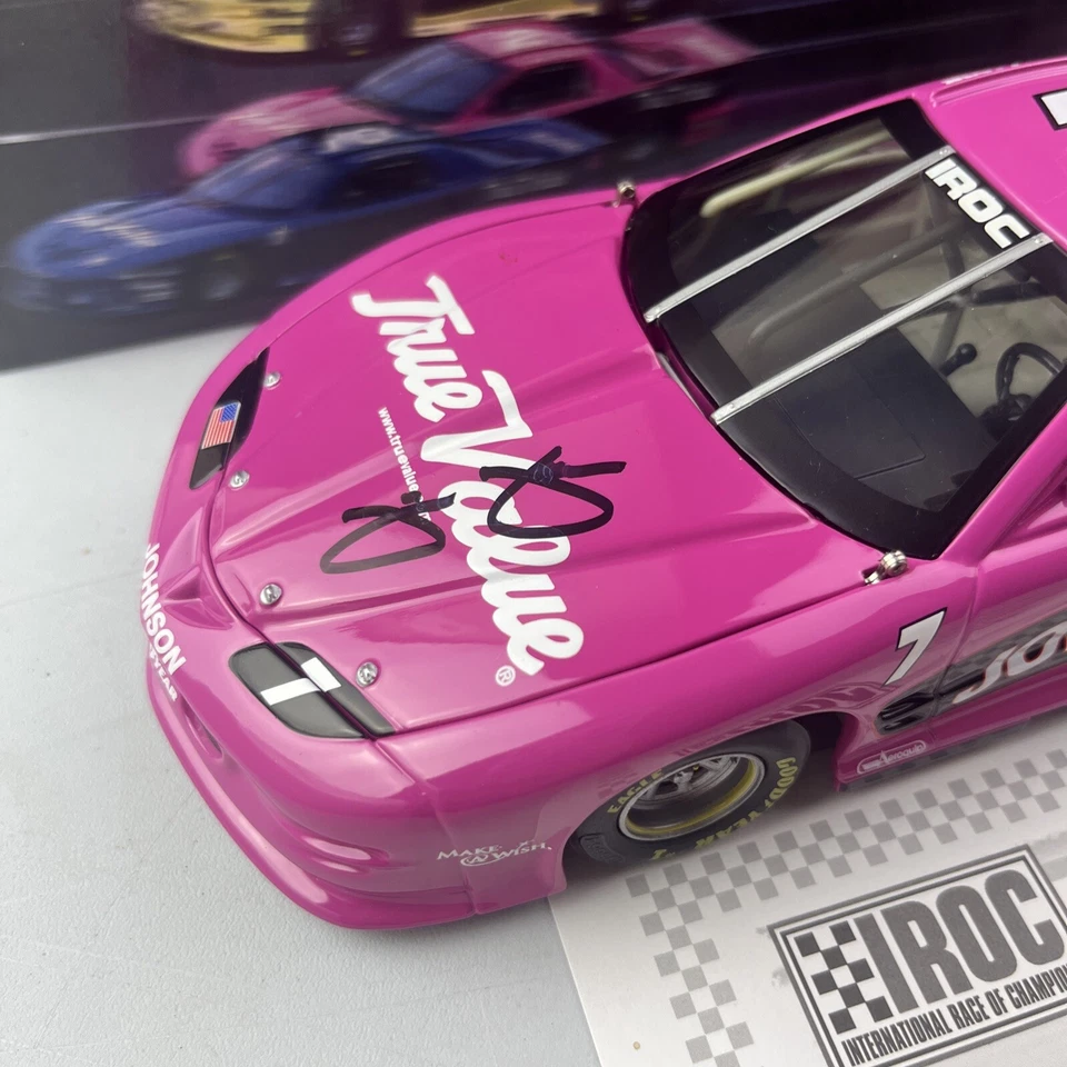 2003 吉米·约翰逊 #7 亲笔签名 IROC Brickyard 赢得庞蒂亚克 FIREBIRD XTREME — 第 3/4 张图片