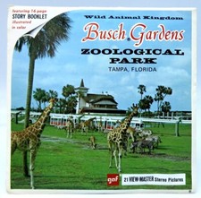 View-Master A979, Busch Gardens Zoological Park, Tampa FL, GAF, 3 Reel Set
