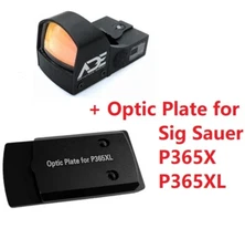 ADE RD3-009 Red Dot Sight+Optic Mounting Plate for Sig Sauer P365XL/P365X Pistol