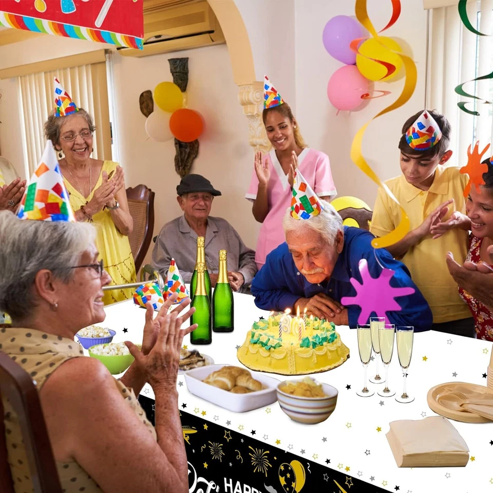 1 Pack Retirement Tablecloth Happy Retirement Table Cover Party Decor - Image 4 of 4