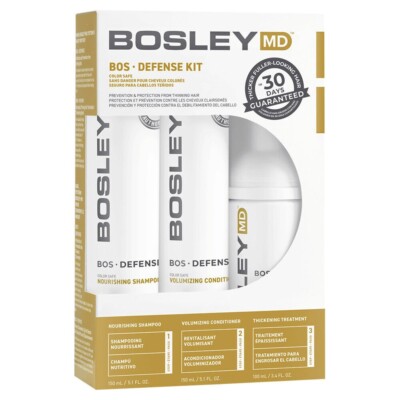 Bosley MD Bos Defense Color Safe Kit For Thicker Fuller Looking Hair in 30 day
