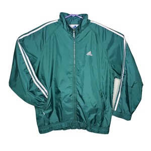 vintage green adidas jacket