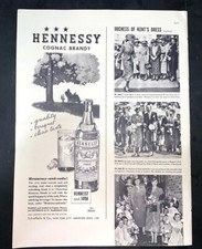 Life Magazine Ad HENNESSY COGNAC BRANDY 1937 ...