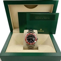 Rolex Submariner Date Custom Red Ceramic Black Dial Automatic Men Watch 116610LN