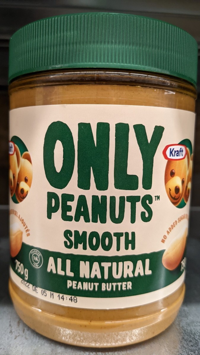 Kraft Only Peanuts Smooth All Natural Peanut Butter 750g {Imported