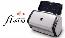 Fujitsu fi-6140 USB SCSI High Speed Color Desktop Document Scanner w/ Software 