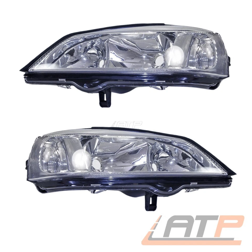 2x SCHEINWERFER SET HAUPTSCHEINWERFER H7/HB3 LINKS + RECHTS FÜR OPEL ASTRA G