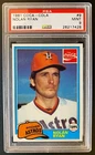 1981 Coca-Cola Nolan Ryan PSA 9 Mint Houston Astros #9 Coke Topps Baseball Card