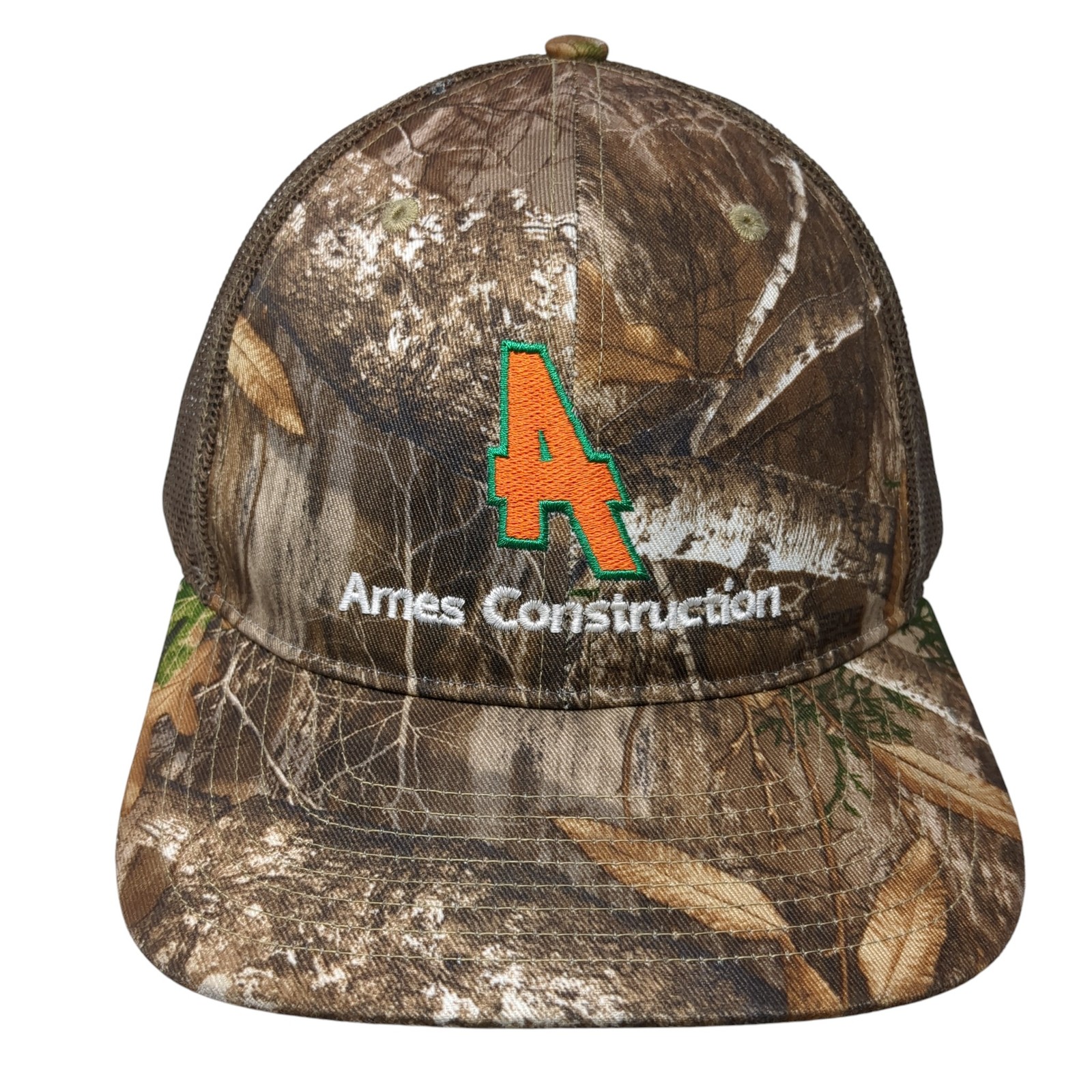 Ames Construction Snapback Trucker Hat Multicolor… - image 1