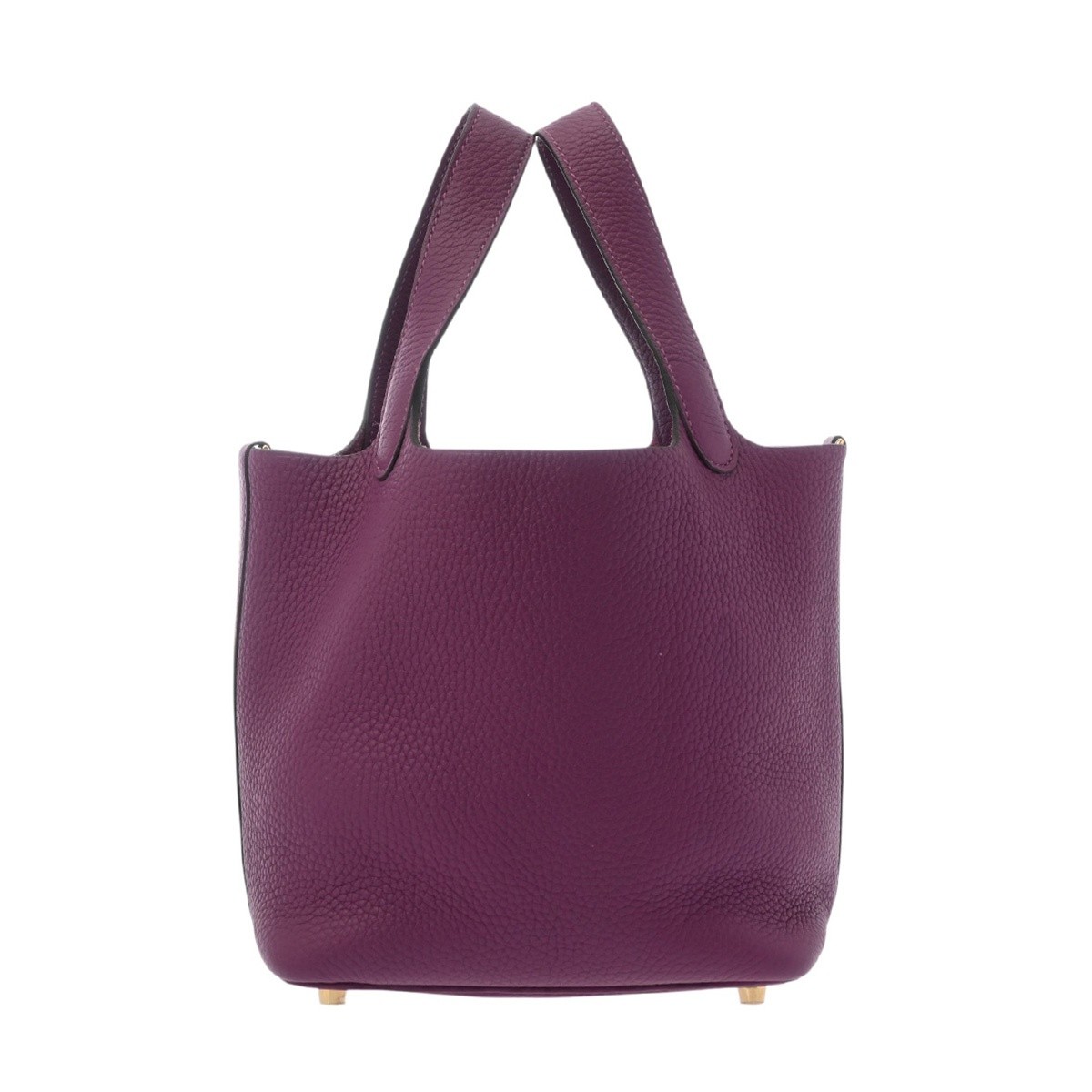 HERMES Picotin Lock PM Taurillon Clemence Anemone Women Handbag ZStamp (arou...