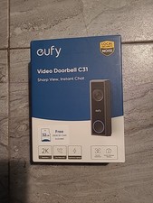 euffy Security Video Türklingel Kamera Wireless C31 mit Akkupack, 2K FHD