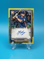 2024 Bowman Chrome Rookie Auto Grae Kessinger #CRA-GK Yellow Refractor /75 (RC)