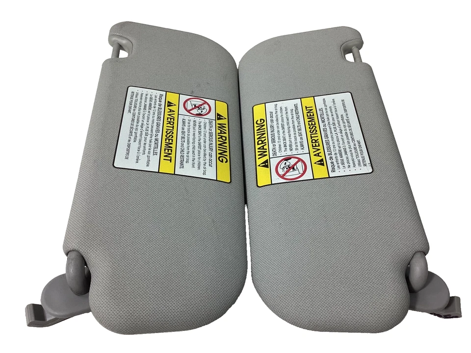 Juego de parasol Hyundai Elantra GT 2013-2017 par diestro conductor pasajero gris OEM Foto 2 de 4