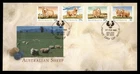 DR WHO 1989 AUSTRALIA FDC SHEEP COMBO $1 R66857